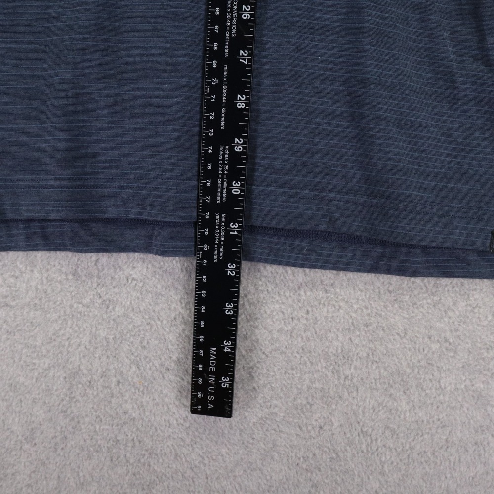Travis Mathew 1/4 Zip Pullover Mens Large Active Golf Mock Neck Blue Long Sleeve - Picture 10 of 13